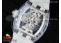 RM56-01 Transparent Tourbillon RMF Best Edition Skeleton Dial on Transparent Rubber Strap