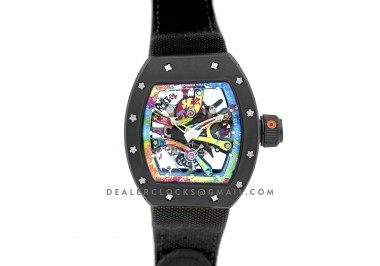 RM 068-01 Tourbillon Cyril Kongo on Black Nylon Strap