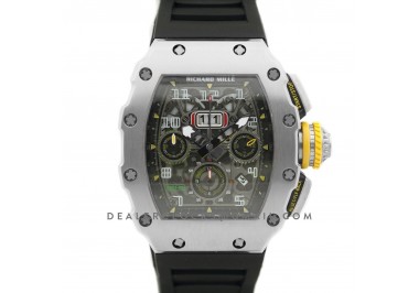 RM 011-03 Automatic Flyback Chronograph in Steel