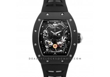 RM 051-01 Tourbillion Tiger and Dragon Black Ceramic