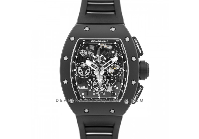 RM 011 Automatic Flyback Chronograph Black Phantom