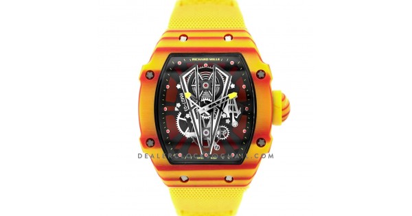 RM 027 03 Tourbillon Rafael Nadal on Yellow Elastic Band