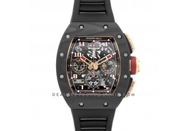 RM 011 Automatic Flyback Chronograph NTPT LOTUS F1 Team Romain Grosjean in Rose Gold