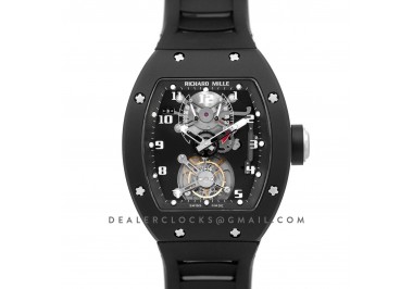 RM 001 Tourbillion in Black Ceramic