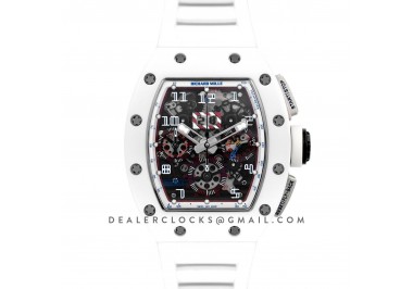 RM 011 Flyback Chronograph White Ceramic NTPT Asia Limited Edition