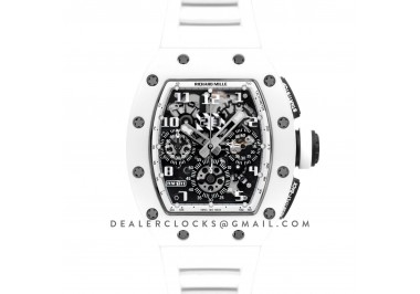 RM 011 Automatic Flyback Chronograph White Ghost