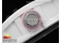 RM055 White Ceramic KVF Best Edition Skeleton Dial Black on Pink Rubber Strap MIYOTA8215 V3