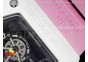 RM055 White Ceramic KVF Best Edition Skeleton Dial Black on Pink Rubber Strap MIYOTA8215 V3