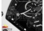 RM055 White Ceramic KVF Best Edition Skeleton Dial Black on Orange Rubber Strap MIYOTA8215 V3