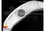 RM055 Ti White Ceramic ZF 1:1 Best Edition Skeleton Dial on White Rubber Strap NH05A