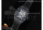 RM027 Rafael Nadal Black Ceramic Tourbillon YSF Best Edition on Rubber Strap