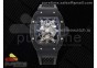 RM027 Rafael Nadal Black Ceramic Tourbillon YSF Best Edition on Rubber Strap