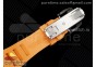 RM027-03 Real Tourbillon RMF Best Edition Orange/Red Carbon Skeleton Dial on Orange Rubber Strap