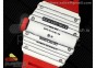 RM035 White Carbon SONIC Best Edition Skeleton Dial on Red Rubber Strap Clone RMUL2