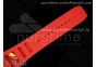 RM035 White Carbon SONIC Best Edition Skeleton Dial on Red Rubber Strap Clone RMUL2