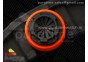 RM035 Black Carbon SONIC Best Edition Skeleton Dial on Orange Rubber Strap Clone RMUL2