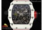 RM035 White Carbon SONIC Best Edition Skeleton Dial on Red Nylon Strap Clone RMUL2