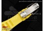 RM035-02 Real NTPT ZF 1:1 Best Edition Skeleton Dial on Yellow Rubber Strap NH05A V3+