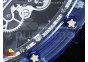 RM53-02 Blue Transparent Tourbillon RMF Best Edition Skeleton Dial on Blue Rubber Strap