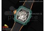 RM21-02 Tourbillon NTPT RMF Best Edition Skeleton Dial on Orange Nylon Strap