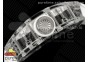 RM055 Transparent SONIC Best Edition Skeleton White Dial on White Nylon Strap Clone RMUL2