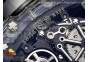 RM055 Transparent SONIC Best Edition Skeleton Blue Dial on White Nylon Strap Clone RMUL2