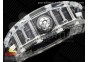 RM035 Transparent RMF Best Edition Skeleton Dial on Black Rubber Strap Clone RMUL2