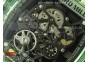 RM035 Green Transparent RMF Best Edition Skeleton Dial on Translucent Rubber Strap Clone RMUL2