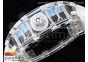 RM035 Transparent RMF Best Edition Skeleton Blue Dial on Translucent Rubber Strap Clone RMUL2