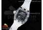 RM035 Transparent RMF Best Edition Skeleton Blue Dial on Translucent Rubber Strap Clone RMUL2