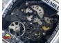 RM035 Transparent RMF Best Edition Skeleton Dial on Translucent Rubber Strap Clone RMUL2