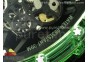 RM035 Green Transparent RMF Best Edition Skeleton Dial on White Rubber Strap Clone RMUL2