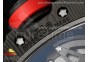 RM035 Black Carbon SONIC Best Edition Skeleton Dial on Black Rubber Strap Clone RMUL2