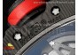 RM035 Black Carbon SONIC Best Edition Skeleton Dial on Red Rubber Strap Clone RMUL2