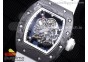 RM055 NTPT KVF Best Edition Skeleton Dial White Crown on White Rubber Strap MIYOTA8215 V3