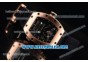 Richard Mille RM 69 Erotic Tourbillon Rose Gold Case with Skeleton Dial Black Rubber Strap and Dot Markers