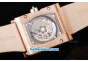 Richard Mille RM 005 Rose Gold Case Grey Dial and White Number Markers Black Leather Strap