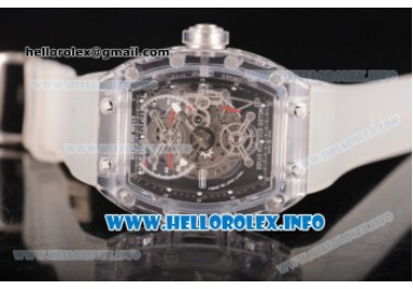 Richard Mille RM 56-01 Sapphire Crystal Case Skeleton Dial on Aerospace Nano Translucent Strap